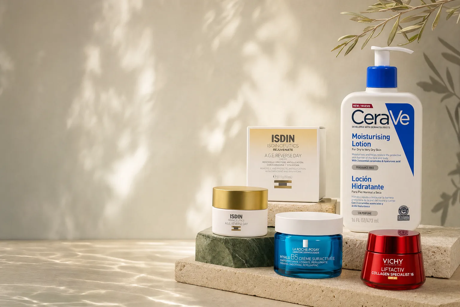 Productos de dermocosmética de la Farmacia María Aguirre